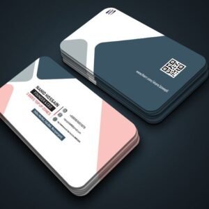 Business Card (Standard, 100 to 500 Pcs.) White Metallic Plain