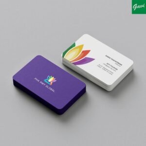 Business Card (Standard Heavy Stuff, 100 to 500 Pcs.) White Metallic Texture Sheet